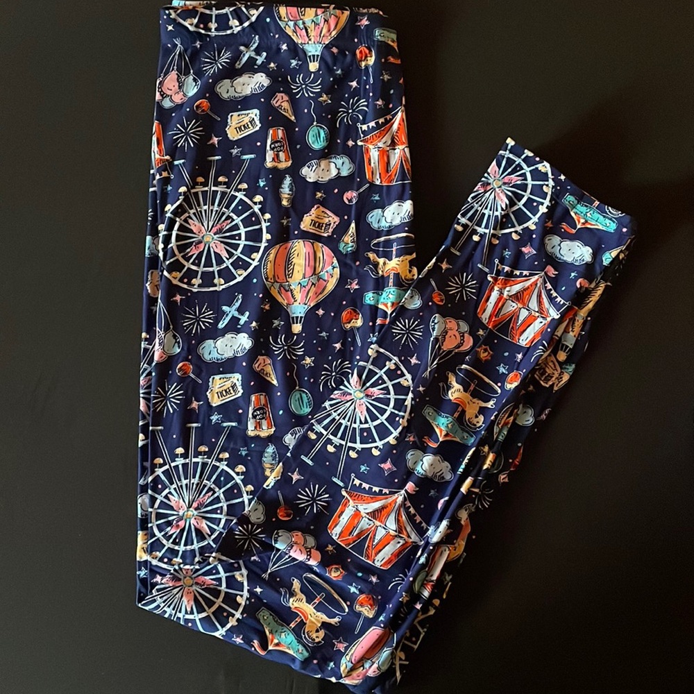 Carnival Fun Buttery Soft New Boutique Leggings.